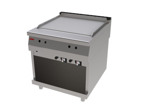 Fry Top Ranhurado a Gás com Base Jemi FRT90 P97 EV