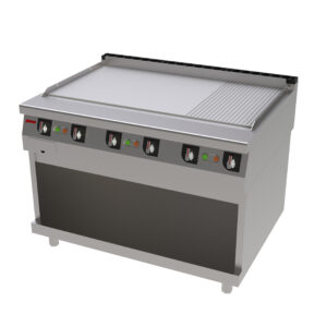 Fry Top 1/3 Ranhurado Elétrico com Base Jemi FRTE120 P123 EV