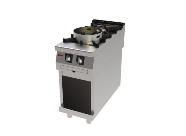 Fogão Wok a Gás com Base Jemi T915W EV