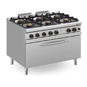 Fogão a Gás 6 Queimadores e Forno a Gás Magnus F6GFGM M9120 NV