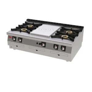 Fogão a Gás com Placa Radiante de Bancada Jemi STP764 EV