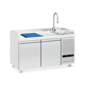 Bancada Preparação Peixe Refrigerada Mercatus Teknae P3-1480